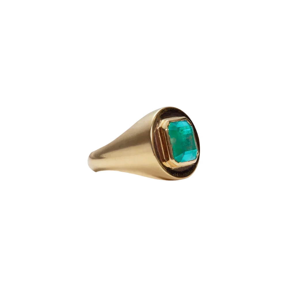 18k Gold Emerald Ring - Jivans
