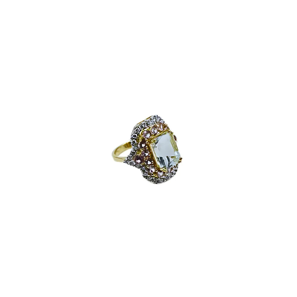 Aquamarine & Spinel Ring - Jivans