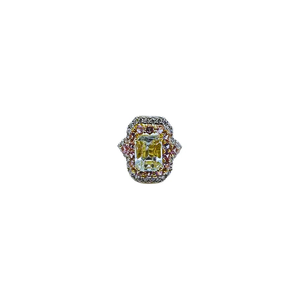 Aquamarine & Spinel Ring - Jivans