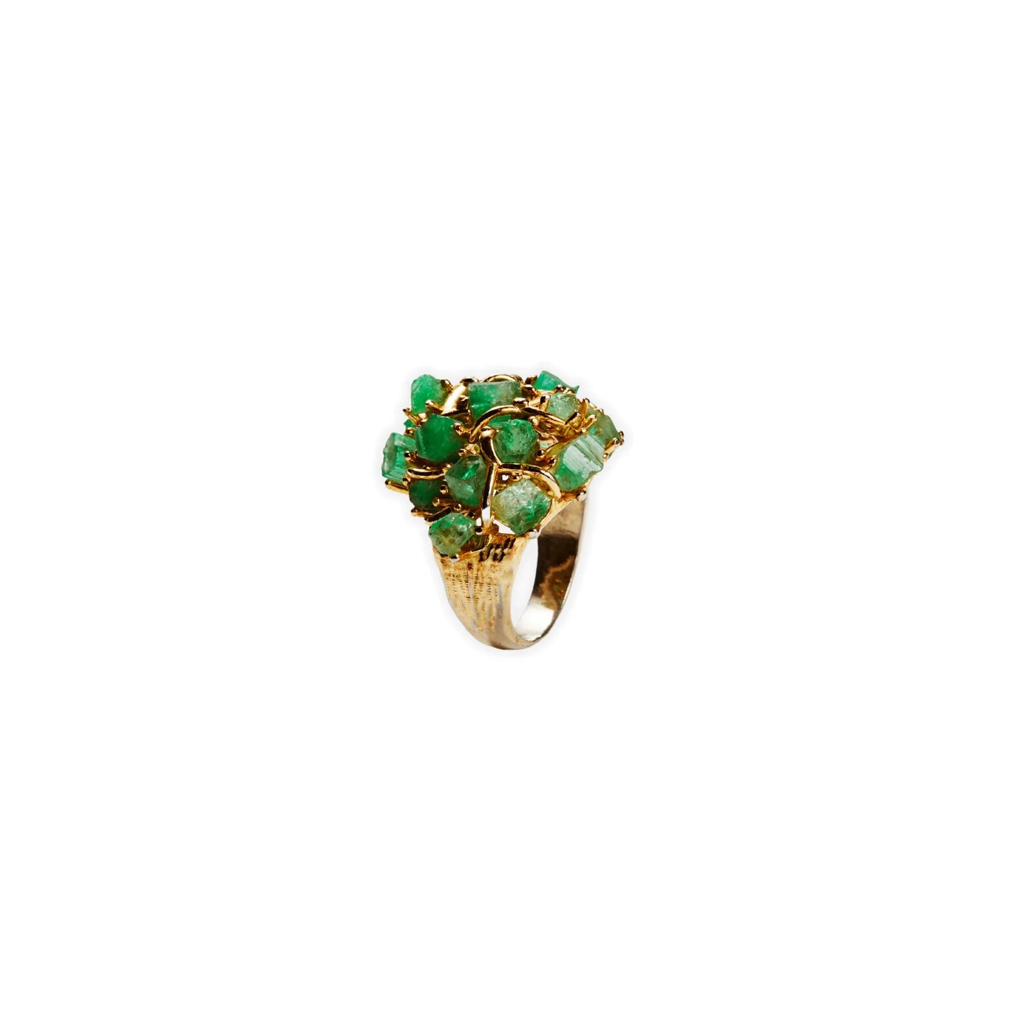 Raw Panjshir Emerald Ring - Jivans