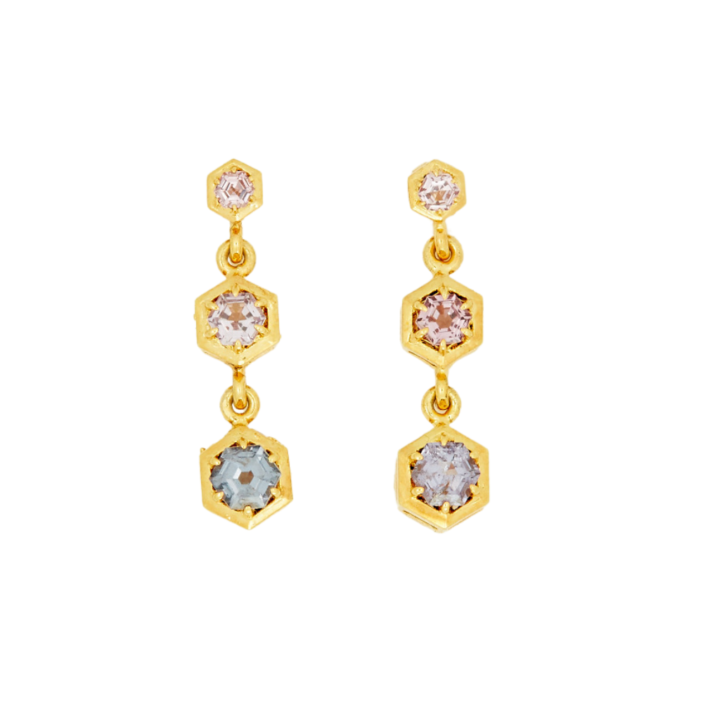 Purple Spinel Earrings - Jivans