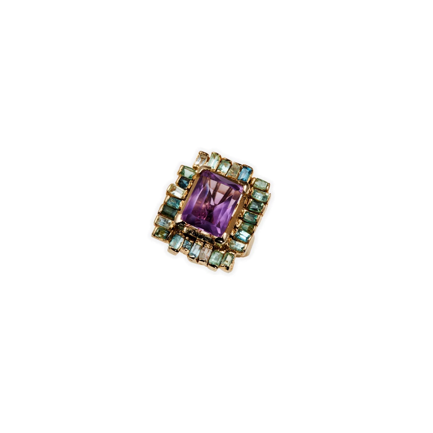 Amethyst & Tourmaline Ring - Jivans