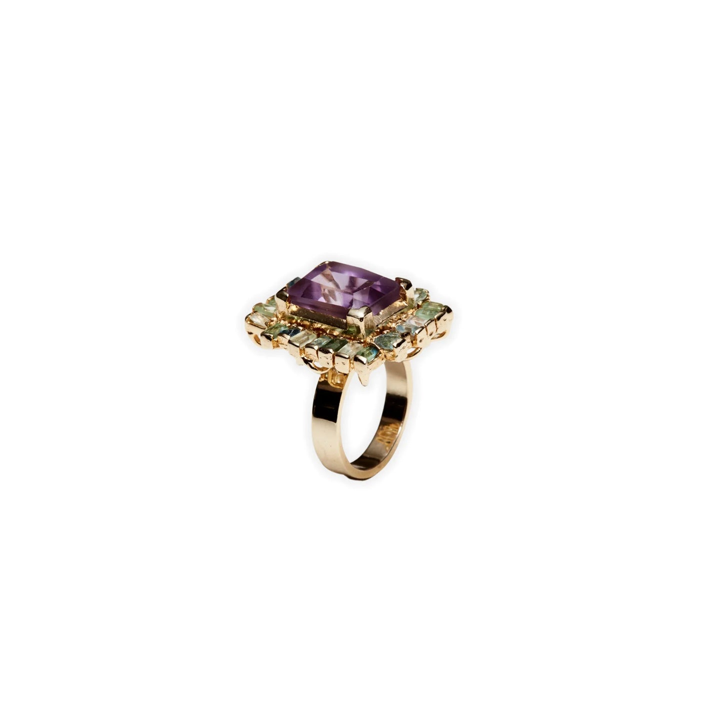 Amethyst & Tourmaline Ring - Jivans