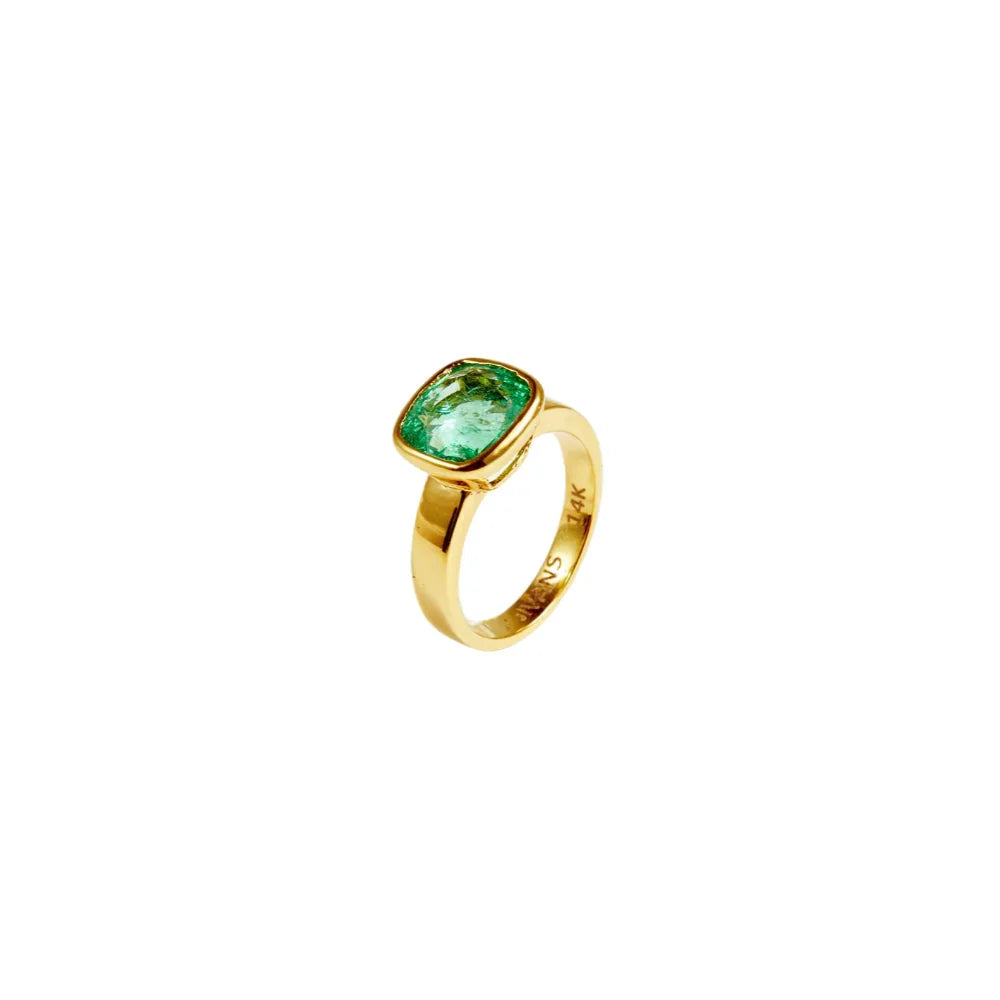 Emerald 14K Gold Ring - Jivans