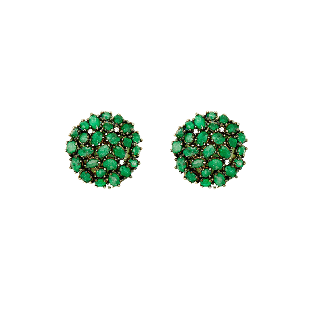 Emerald Studs - Jivans