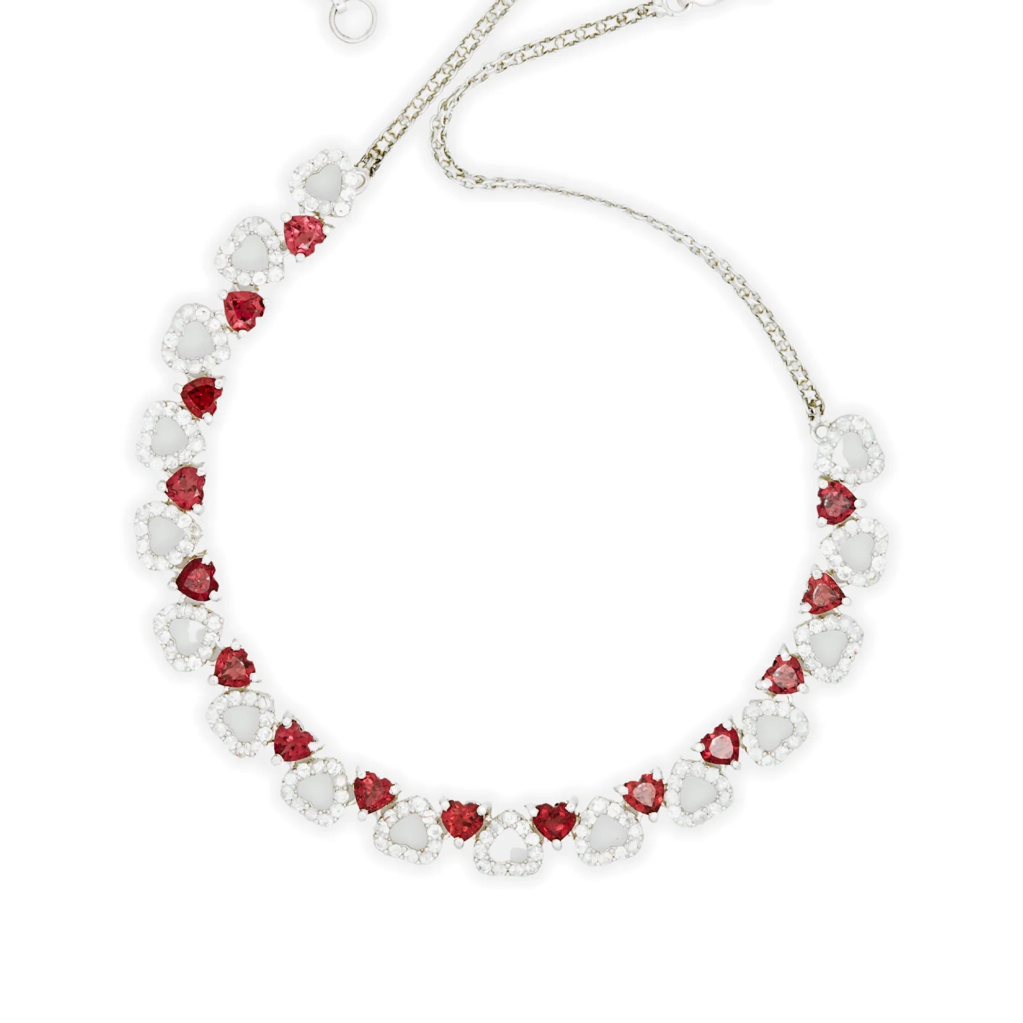Garnet & Sapphire Necklace - Jivans