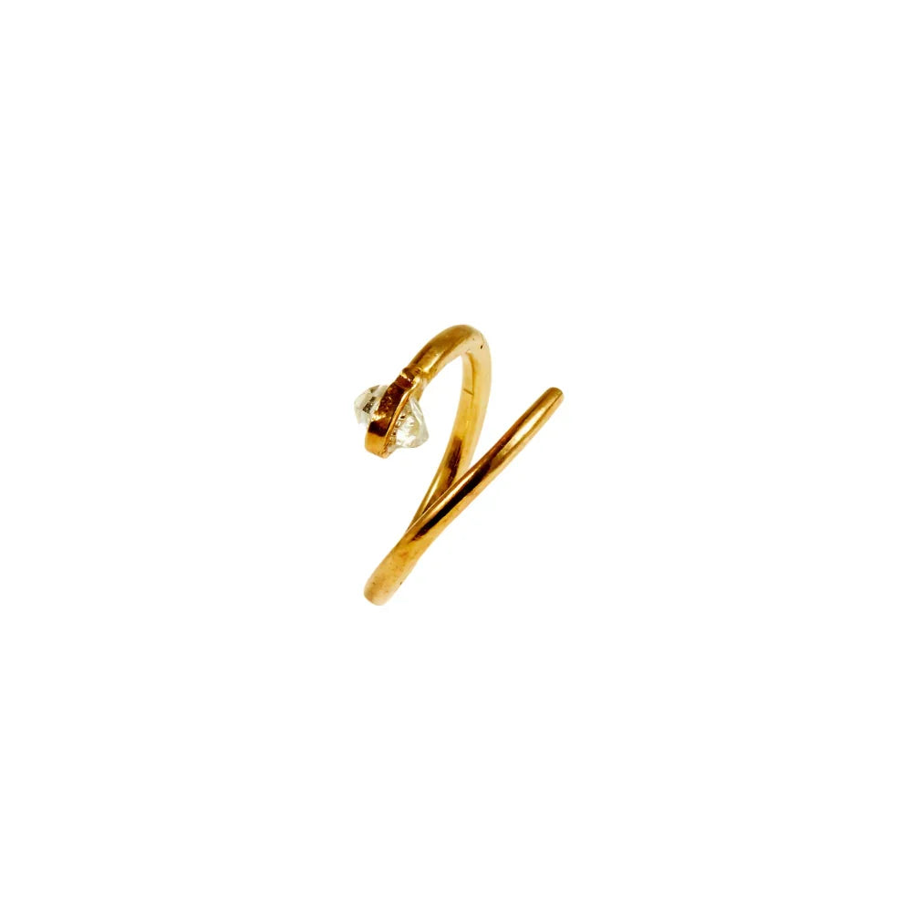 Herkimer Diamond Handmade Ring - Jivans