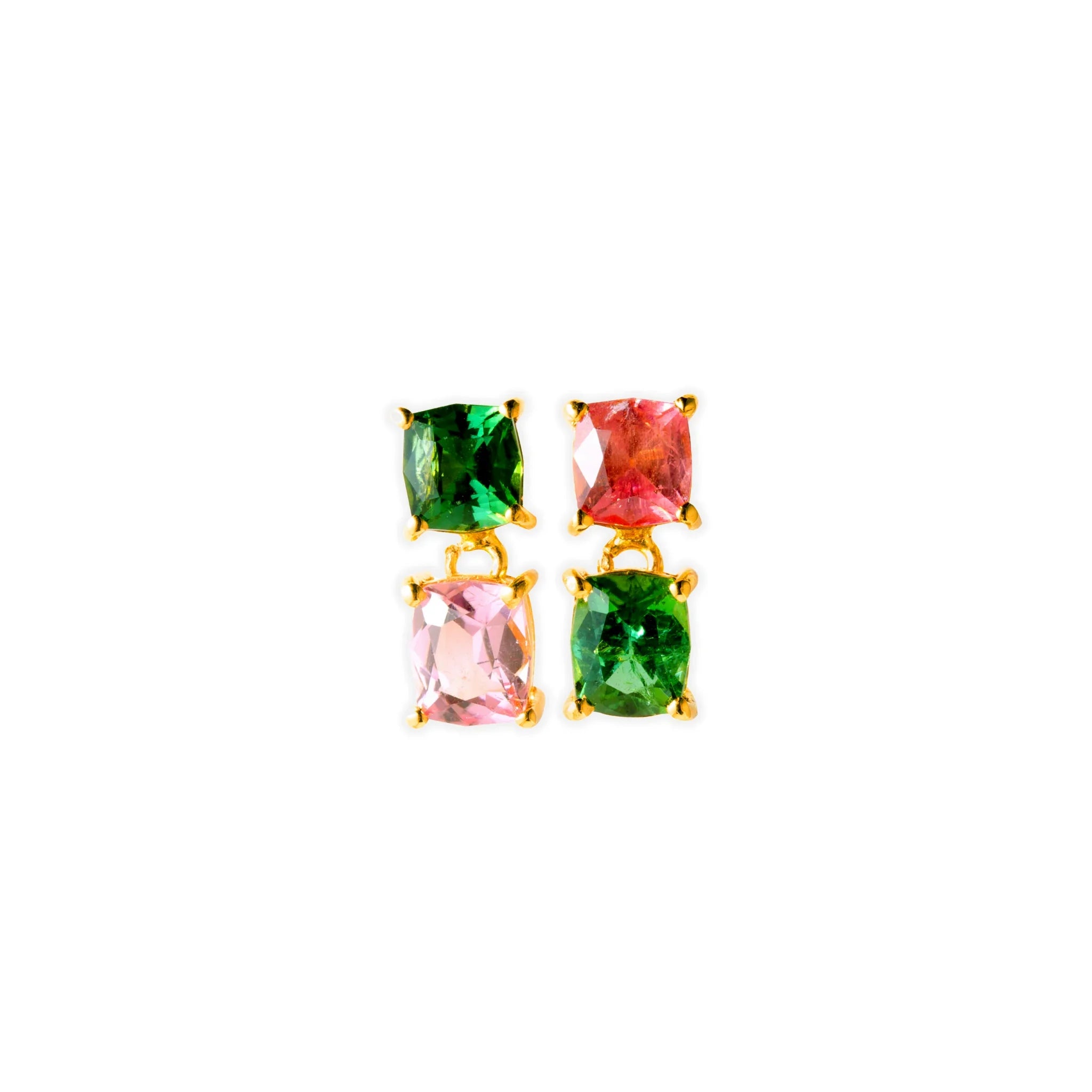 Multi Coloured Tourmaline Earrings - Jivans
