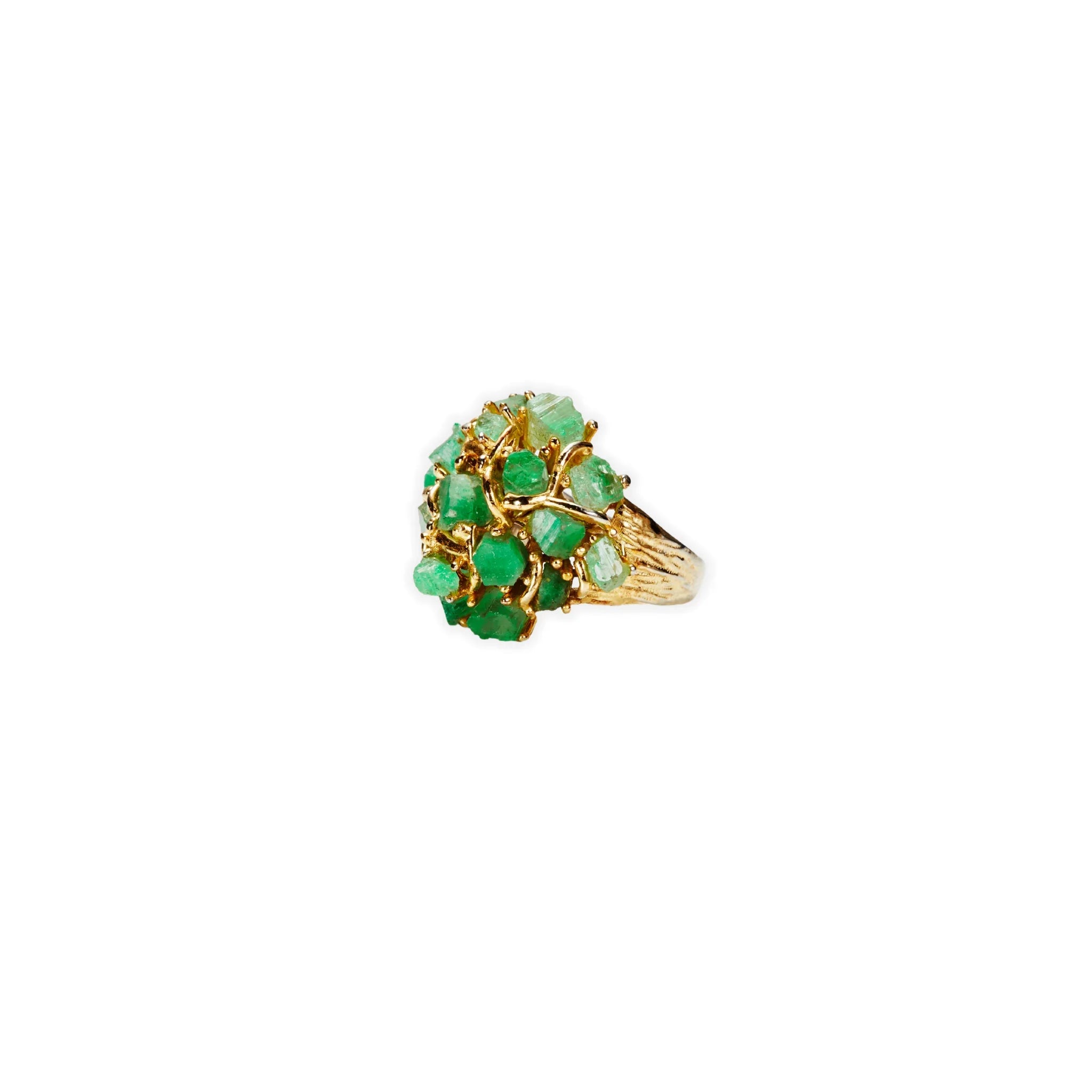 Raw Panjshir Emerald Ring - Jivans