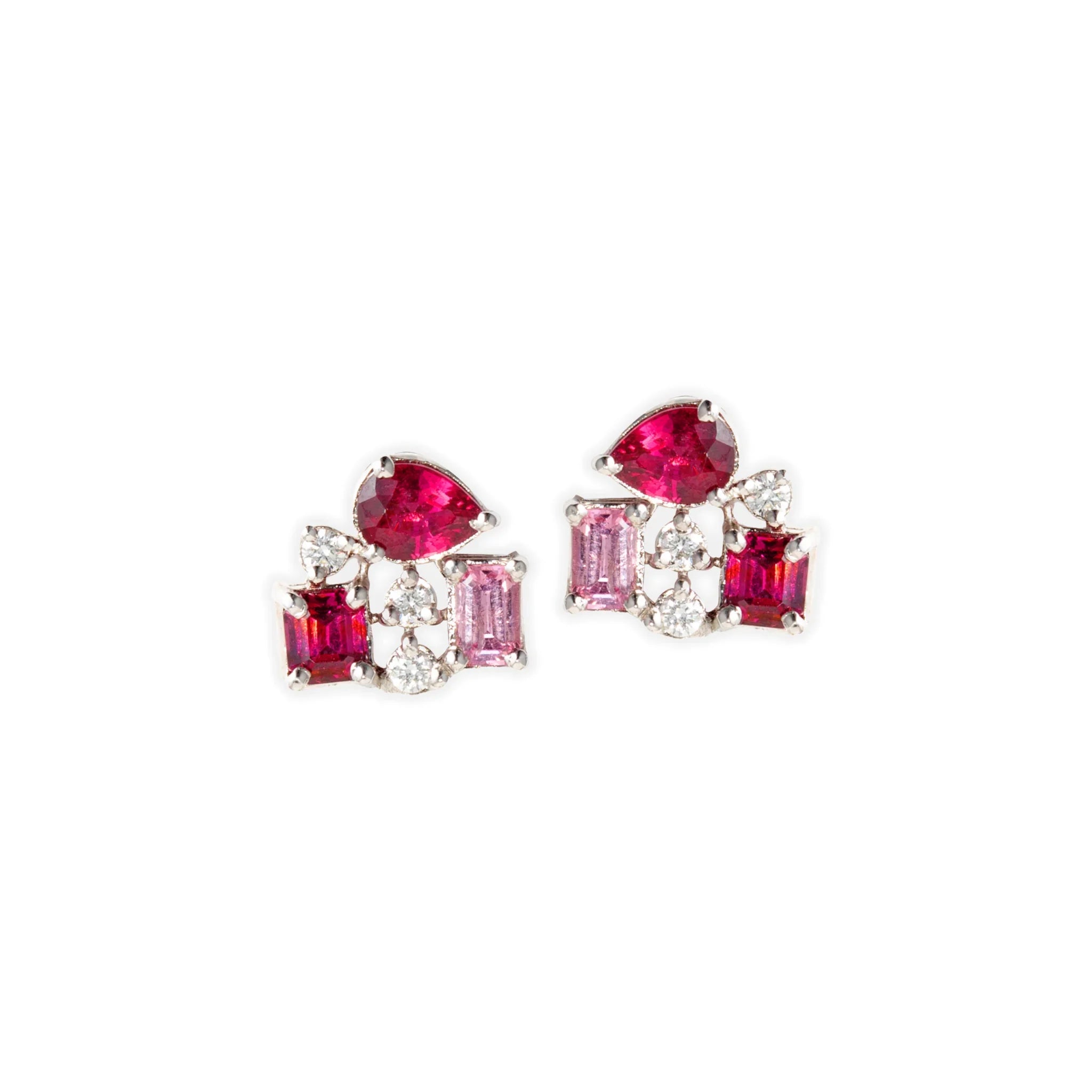 Mixed Gemstone Earrings - Jivans