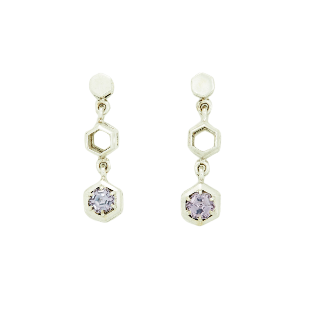 Purple Spinel Earrings - Jivans