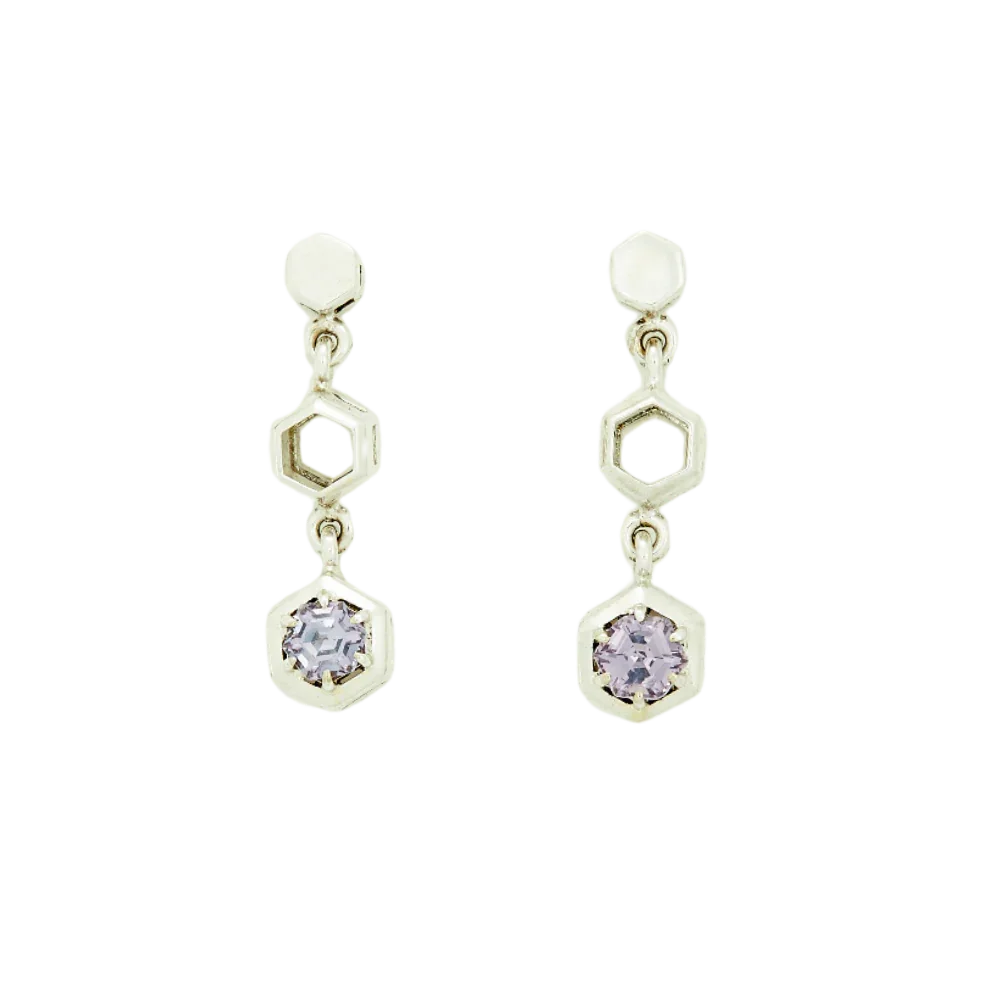 Purple Spinel Earrings - Jivans