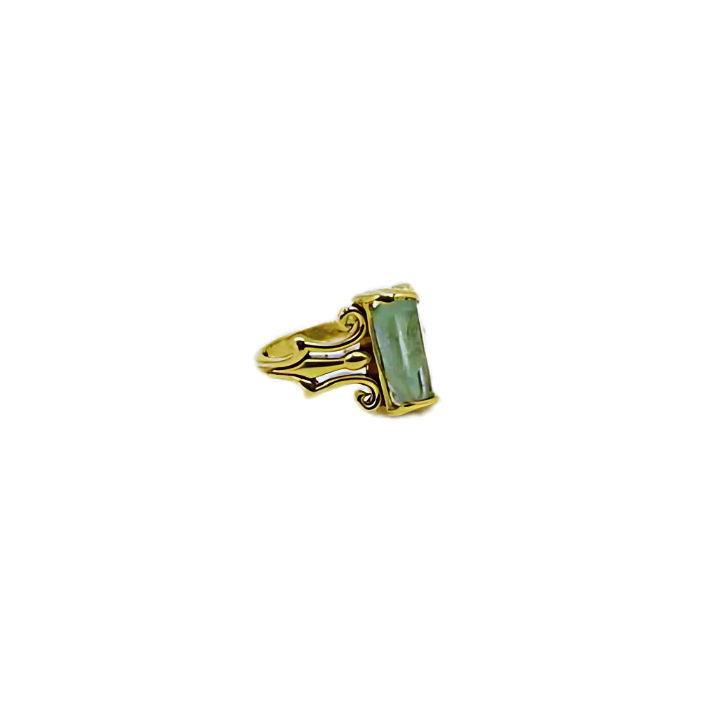 Raw Panjshir Emerald Ring - Jivans