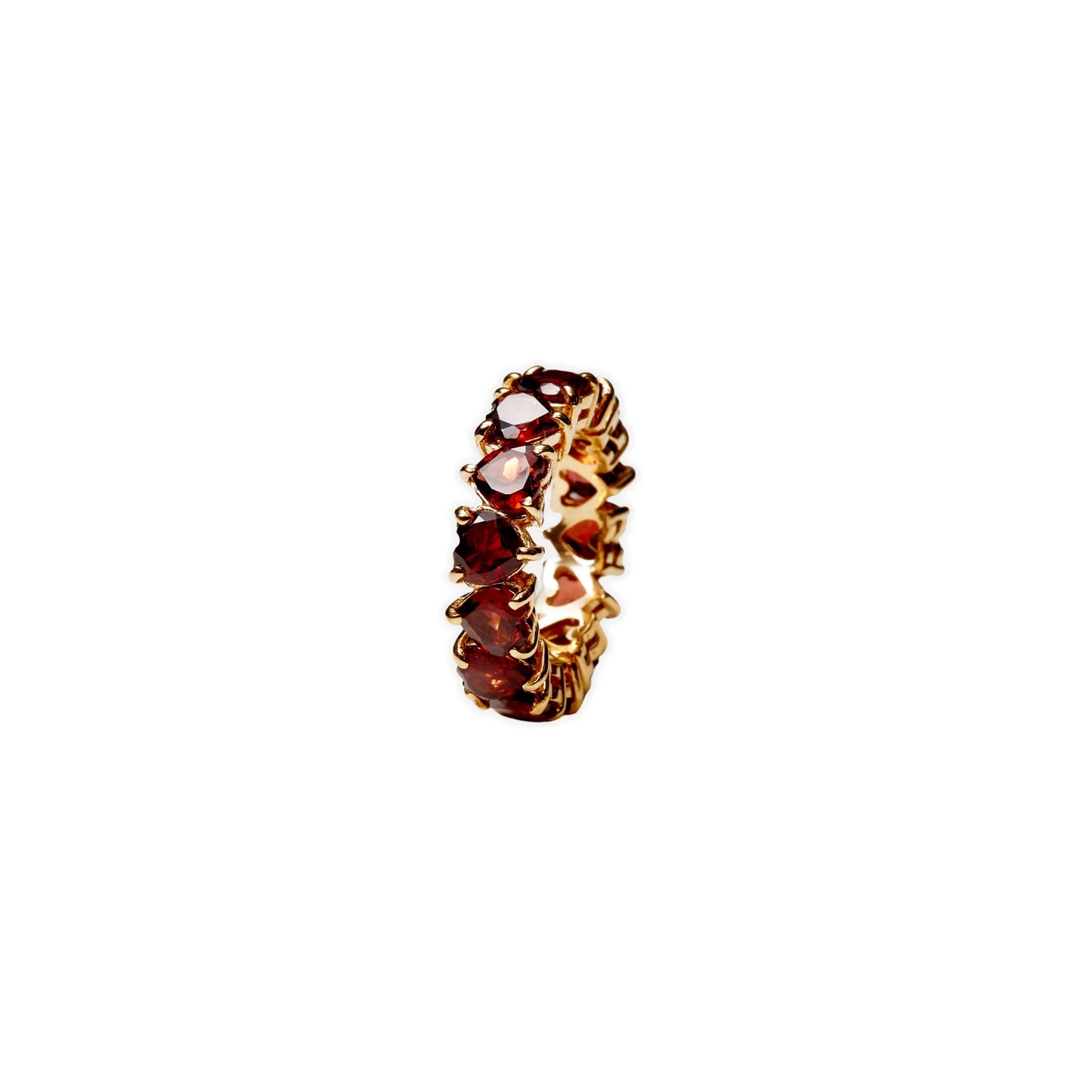 Red Garnet Gold Ring - Jivans