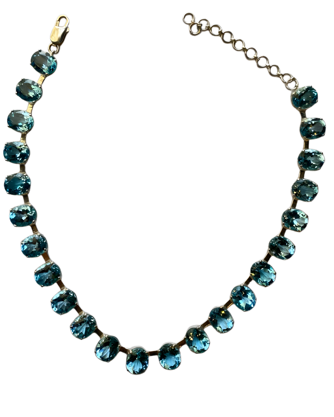 Blue Topaz Necklace