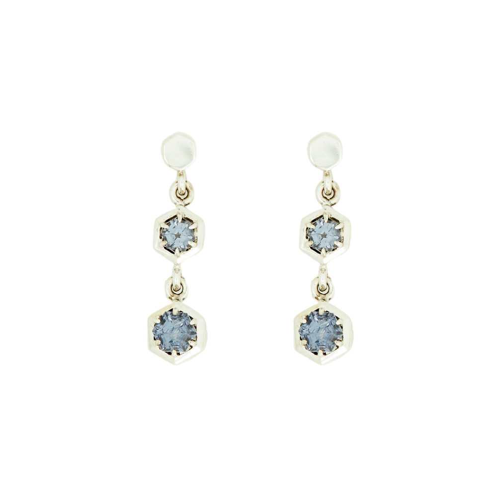 Watermelon Slice Tourmaline Earrings - Jivans