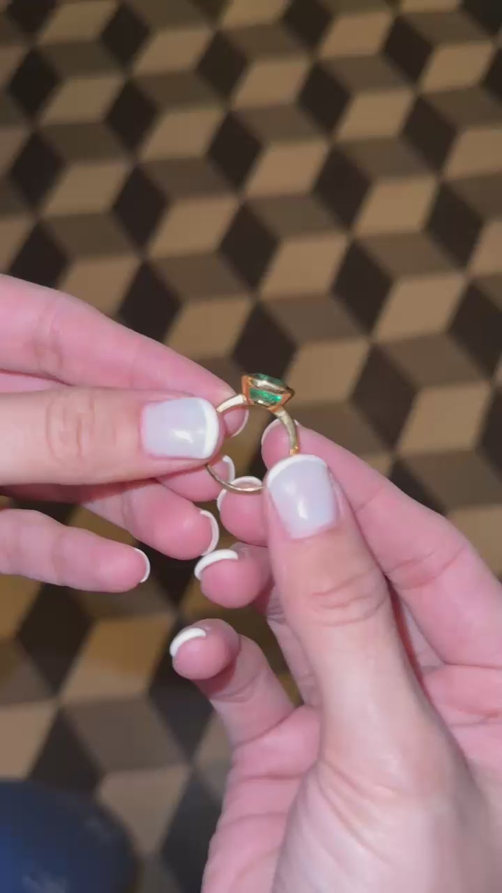 Emerald 14K Gold Ring