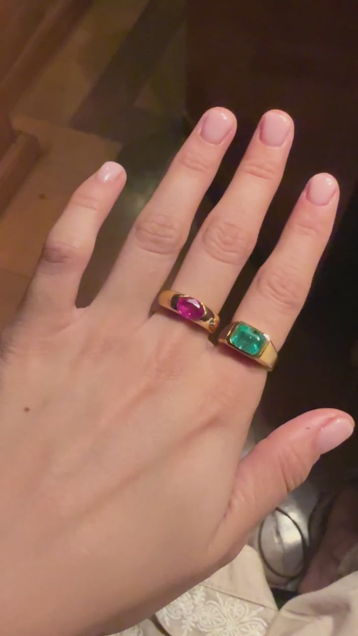 18k Ruby Ring