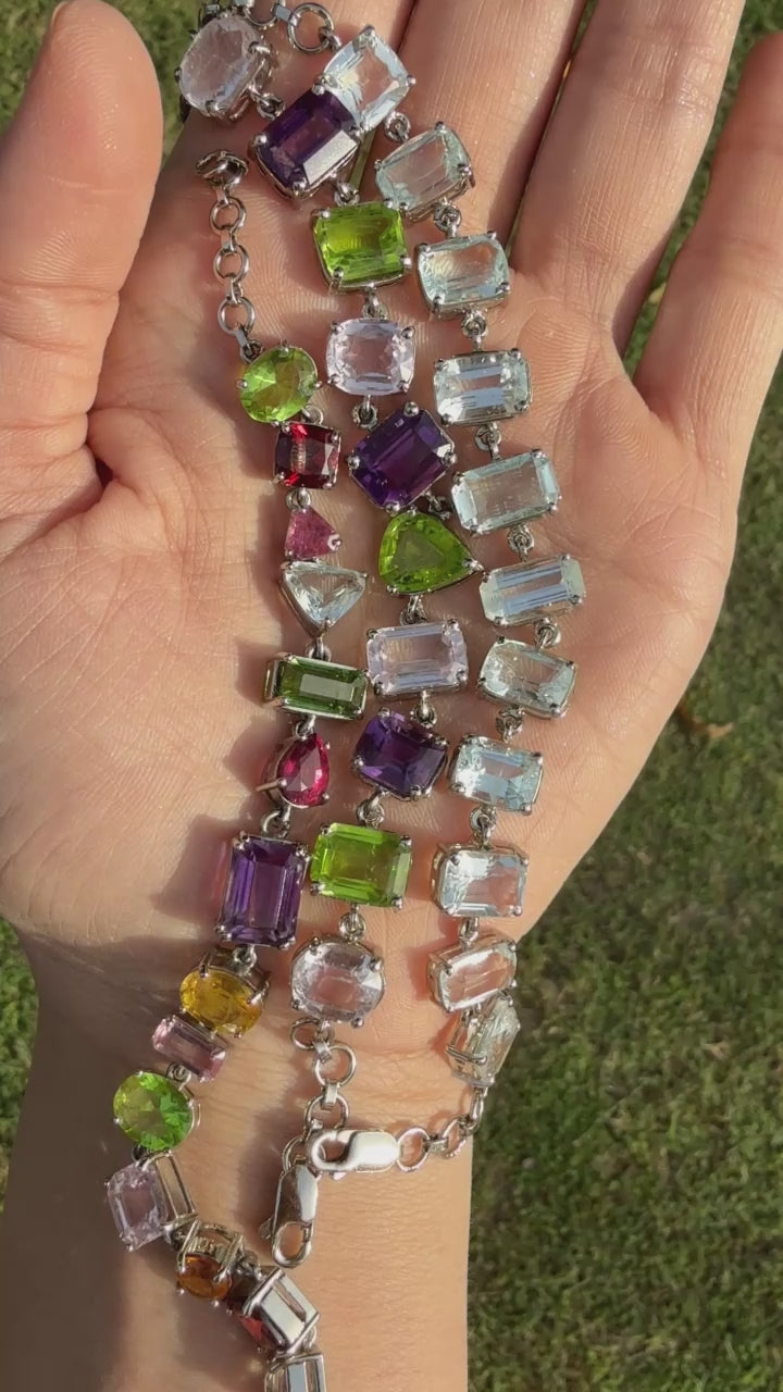 Mixed Gemstone Bracelet
