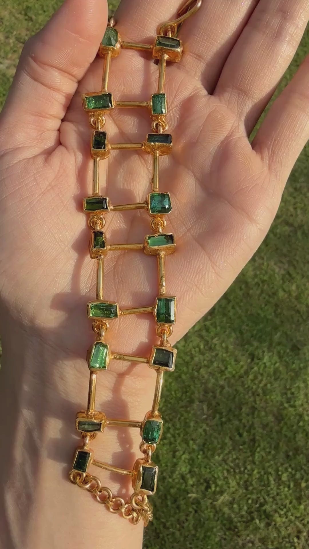 Green Tourmaline Bracelet